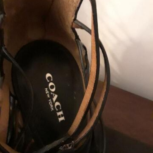 Gorgeous Coach Josey gladiator heels. Mob Core Fabulous ! - Picture 5 of 14